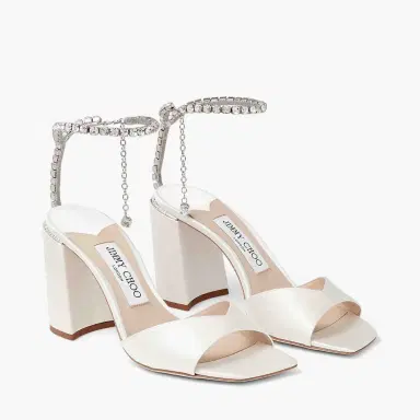 Jimmy Choo Saeda Sandal Block Heel 85 | Thumbnail 3 Jimmy Choo Saeda Sandal Block Heel 85 | Thumbnail 3