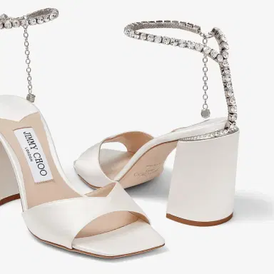 Jimmy Choo Saeda Sandal Block Heel 85 | Thumbnail 4 Jimmy Choo Saeda Sandal Block Heel 85 | Thumbnail 4