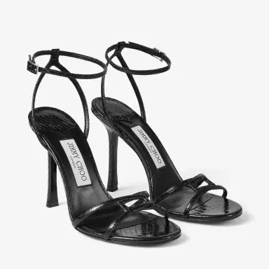 Jimmy Choo Leo 100 Heeled Sandals | Thumbnail 4 Jimmy Choo Leo 100 Heeled Sandals | Thumbnail 4