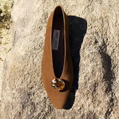 Jimmy Choo Margot Flat | Thumbnail 8