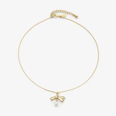 Jimmy Choo Ribbon Pendant Necklace | Thumbnail 4