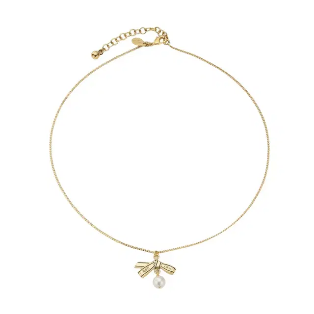 Jimmy Choo Ribbon Pendant Necklace