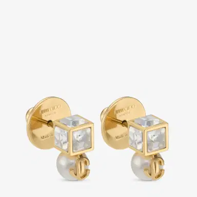 Jimmy Choo Jc Pearl Cube Studs | Thumbnail 3