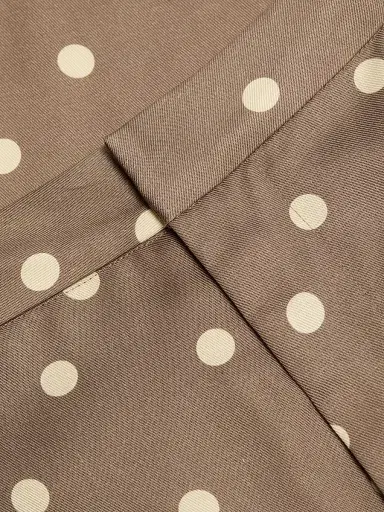 L'AGENCE Women's Livvy Polka Dot Straight-Leg Trousers - Cardamom Ecru Polka Dot | Thumbnail 7 L'AGENCE Women's Livvy Polka Dot Straight-Leg Trousers - Cardamom Ecru Polka Dot | Thumbnail 7