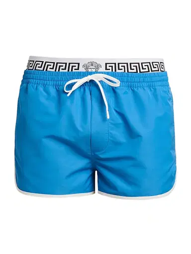 Versace Men's Golfo Elasticized Waistband Swim Shorts | Thumbnail 1