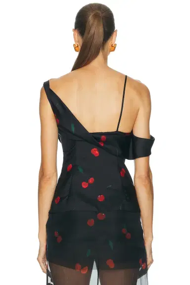 Monse Printed Silk Scarf Top | Thumbnail 4 Monse Printed Silk Scarf Top | Thumbnail 4