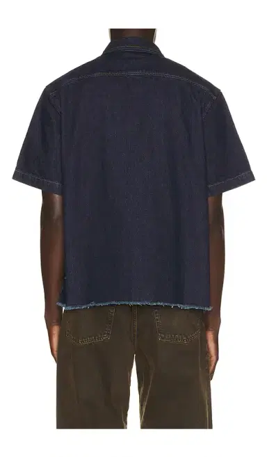 Percival Harley Denim Cropped Boxy Shirt | Thumbnail 6