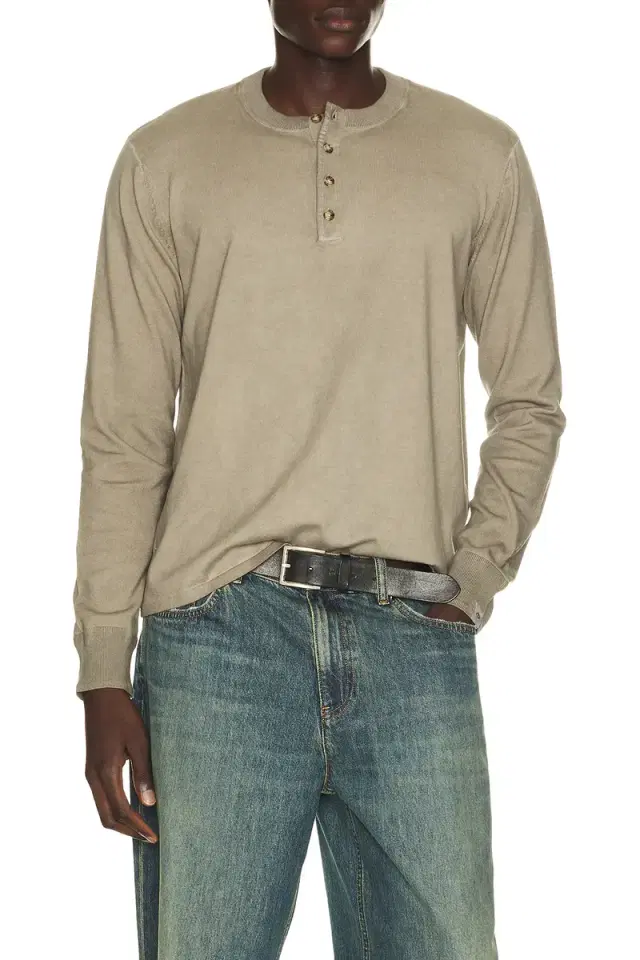 Rag & Bone Washed Supima Henley