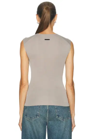 Fear of God Essentials Soft Rib Fitted Tank Top | Thumbnail 3