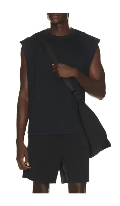 Skims Heavyweight Cotton Cropped Cutoff Tee | Thumbnail 5