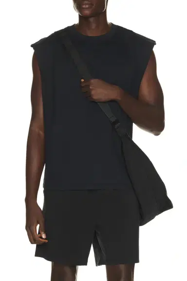 Skims Heavyweight Cotton Cropped Cutoff Tee | Thumbnail 1