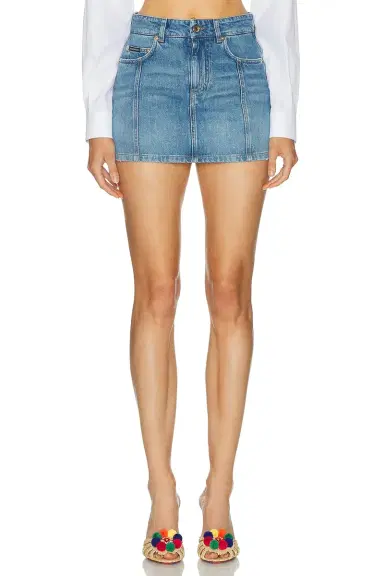 Dolce & Gabbana Denim Mini Skirt | Thumbnail 1 Dolce & Gabbana Denim Mini Skirt | Thumbnail 1