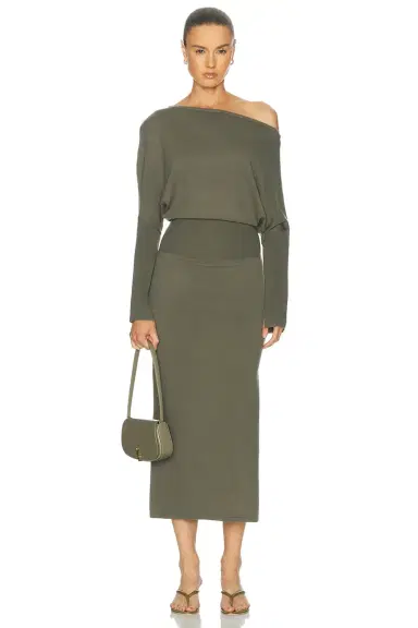 Simkhai Janese Midi Dress | Thumbnail 2 Simkhai Janese Midi Dress | Thumbnail 2