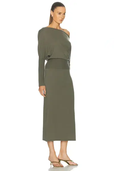 Simkhai Janese Midi Dress | Thumbnail 3 Simkhai Janese Midi Dress | Thumbnail 3