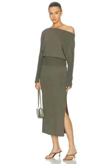 Simkhai Janese Midi Dress | Thumbnail 1 Simkhai Janese Midi Dress | Thumbnail 1