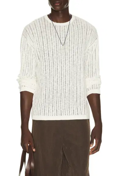 Commas Pointelle Knit Sweater | Thumbnail 1
