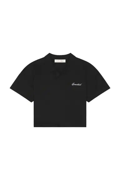 Fear of God Essentials Kids Signature Classic Short Sleeve Polo | Thumbnail 1 Fear of God Essentials Kids Signature Classic Short Sleeve Polo | Thumbnail 1