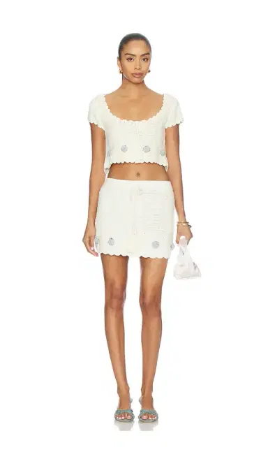 For Love & Lemons Lara Mini Skirt | Thumbnail 5 For Love & Lemons Lara Mini Skirt | Thumbnail 5