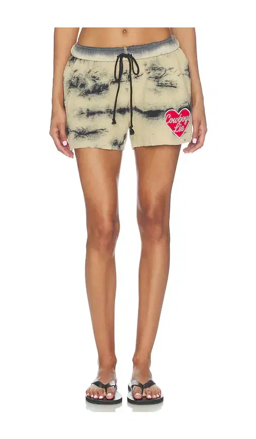 Boys Lie Cowboys Lie Brushed Fleece Basic Short