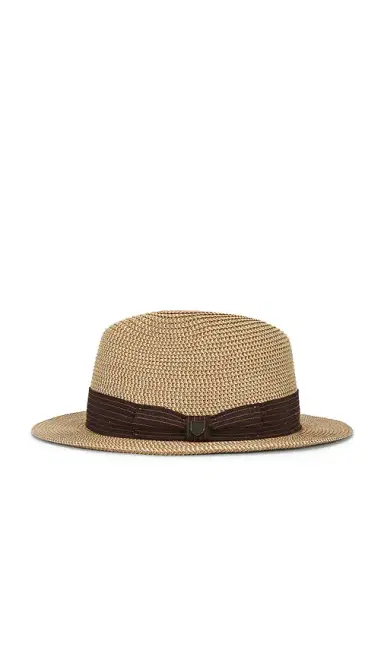 Brixton Roma Straw Packable Fedora Hat | Thumbnail 3 Brixton Roma Straw Packable Fedora Hat | Thumbnail 3
