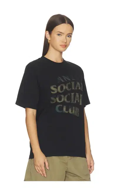 Anti Social Social Club Camo Applique Tee | Thumbnail 7