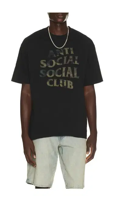 Anti Social Social Club Camo Applique Tee | Thumbnail 1