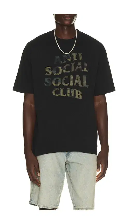 Anti Social Social Club Camo Applique Tee