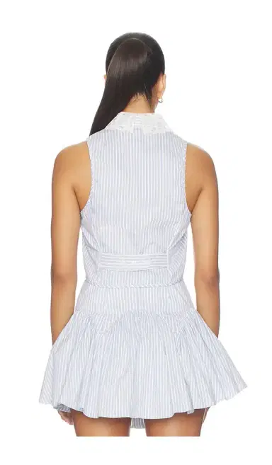 fleur du mal Embroidery Lace Collar Bib Top | Thumbnail 3 fleur du mal Embroidery Lace Collar Bib Top | Thumbnail 3