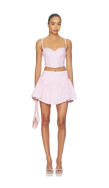 Fleur du Mal Poplin Cropped Hamptons Bustier | Thumbnail 5