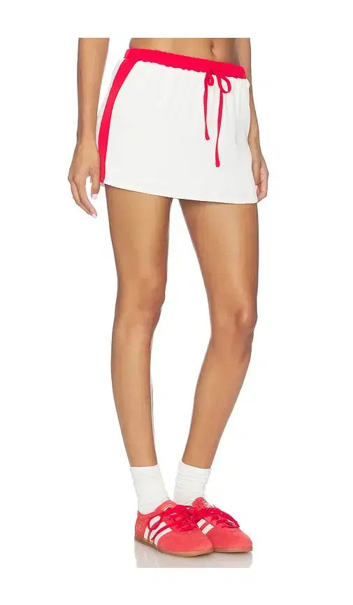 SNDYS Reed Contrast Mini Skirt