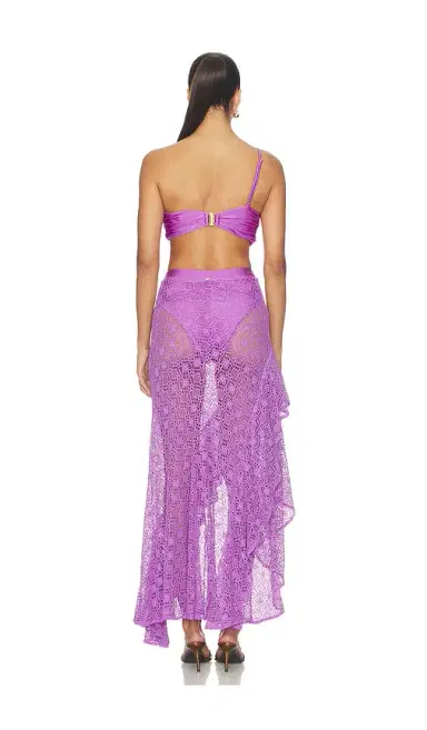 PatBO Sirena Mesh Flower Maxi Dress | Thumbnail 4
