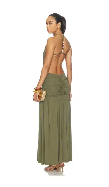 Runaway The Label Imelda High Neck Maxi Dress | Thumbnail 3