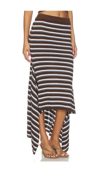 Monse Stripe Cascade Skirt | Thumbnail 2