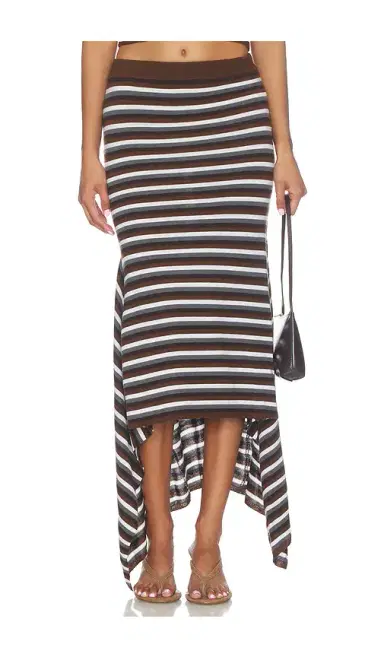 Monse Stripe Cascade Skirt | Thumbnail 1