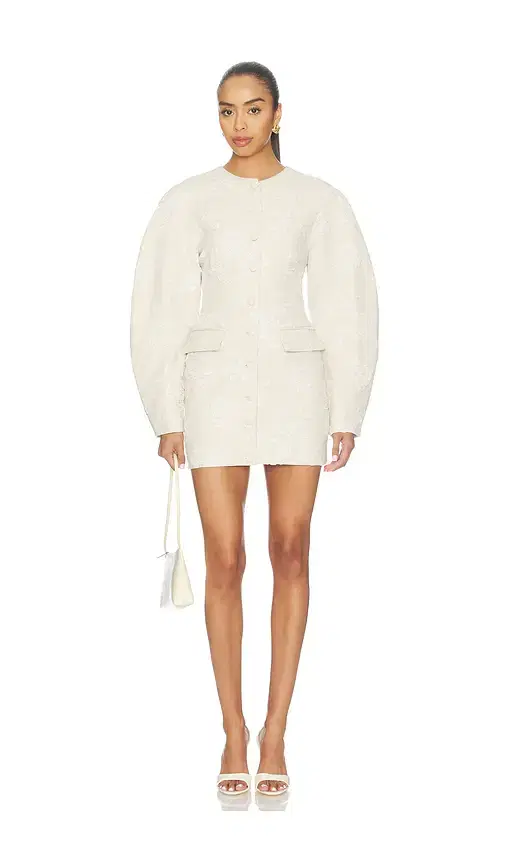 ROTATE Jacquard Tailored Dress