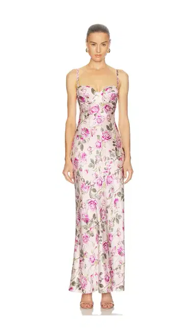L'Agence Sayla Bias Cut Maxi Dress | Thumbnail 1 L'Agence Sayla Bias Cut Maxi Dress | Thumbnail 1