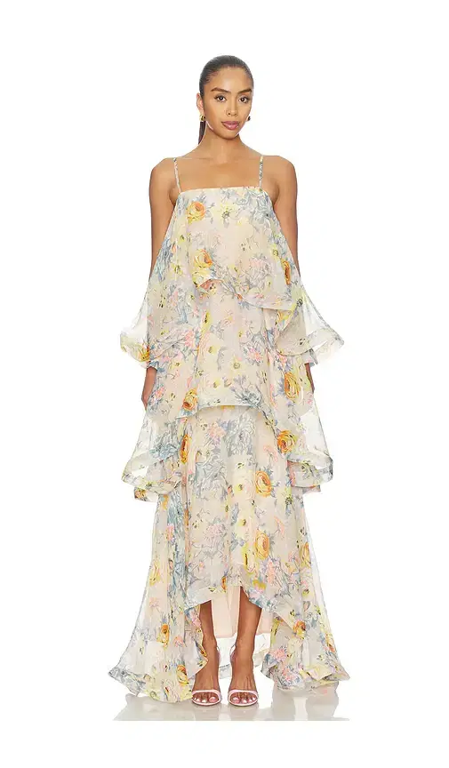 Elliatt Armani Tiered Maxi Dress