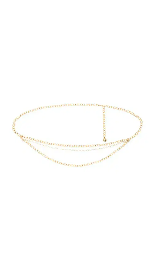 LELET NY Chain And Pearl Belt
