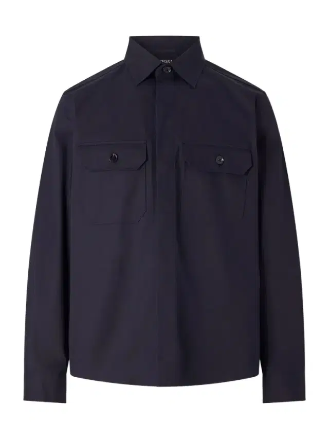 Zegna Cotton-Blend Overshirt - Men