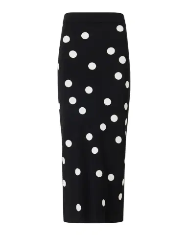 Akris punto Polka Dot Knit Midi Tube Skirt | Thumbnail 1 Akris punto Polka Dot Knit Midi Tube Skirt | Thumbnail 1
