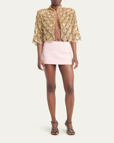 Valentino Garavani Boucle Tweed Mini Skirt | Thumbnail 2 Valentino Garavani Boucle Tweed Mini Skirt | Thumbnail 2