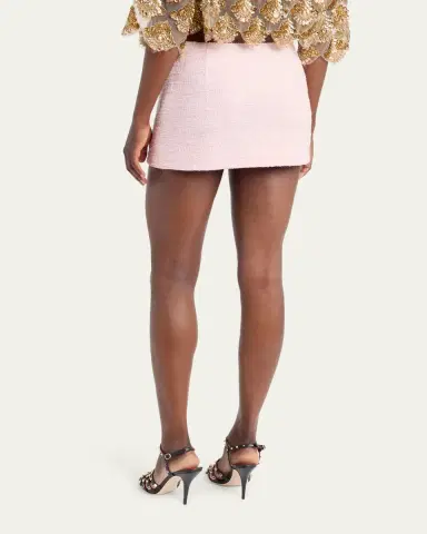 Valentino Garavani Boucle Tweed Mini Skirt | Thumbnail 3 Valentino Garavani Boucle Tweed Mini Skirt | Thumbnail 3