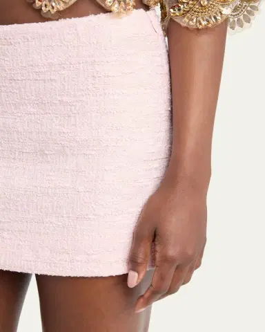 Valentino Garavani Boucle Tweed Mini Skirt | Thumbnail 5 Valentino Garavani Boucle Tweed Mini Skirt | Thumbnail 5