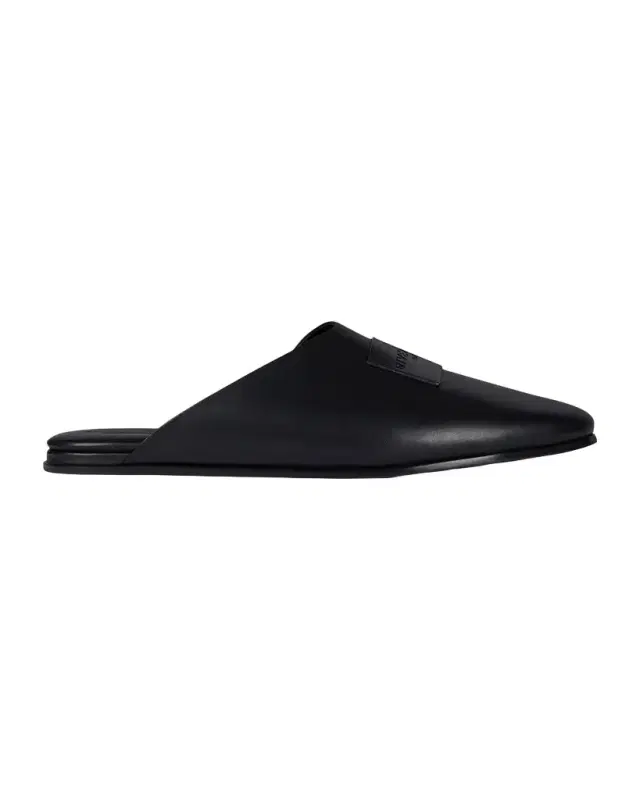 Givenchy Label Leather Mules