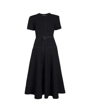 Proenza Schouler White Label Elizabeth Belted Midi Dress | Thumbnail 1