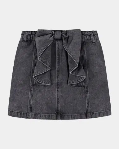 Molo Girl's Bellamy Denim Mini Skirt, Size 3-6 | Thumbnail 2
