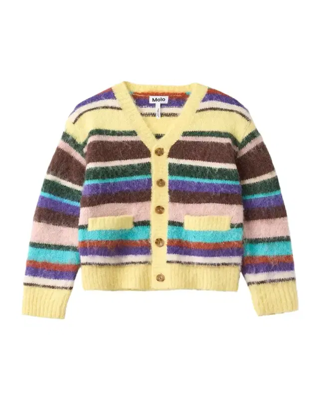 Molo Girl 's Brutus Alpaca-Blend Cardigan, Size 3-6