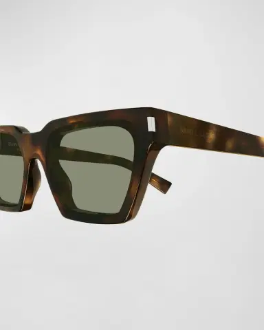 Saint Laurent Calista Acetate Cat-Eye Sunglasses | Thumbnail 2 Saint Laurent Calista Acetate Cat-Eye Sunglasses | Thumbnail 2