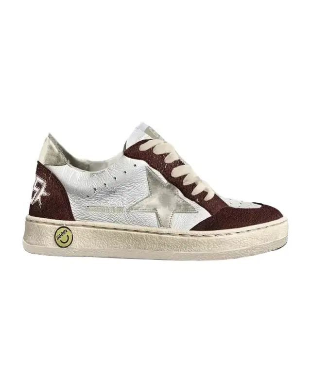 Boy 's Ball Star Leather Sneakers, Toddler