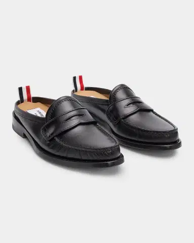Thom Browne Varsity Leather Loafer Mules | Thumbnail 4